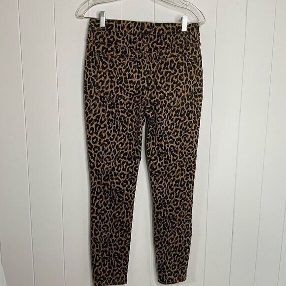 Reimagined by J Crew Womens Size 27 High Rise Skinny Jeans Animal Print Stretch - Picture 4 of 9